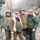 <h1 style="font-size: 12px">Caccia al Cinghiale: Squadra Caccia al Cinghiale - Viterbo, riserva della Rocca. Nella foto: Daniele, Fiasco, Troncarelli e Fabrizio.<br /></h1>